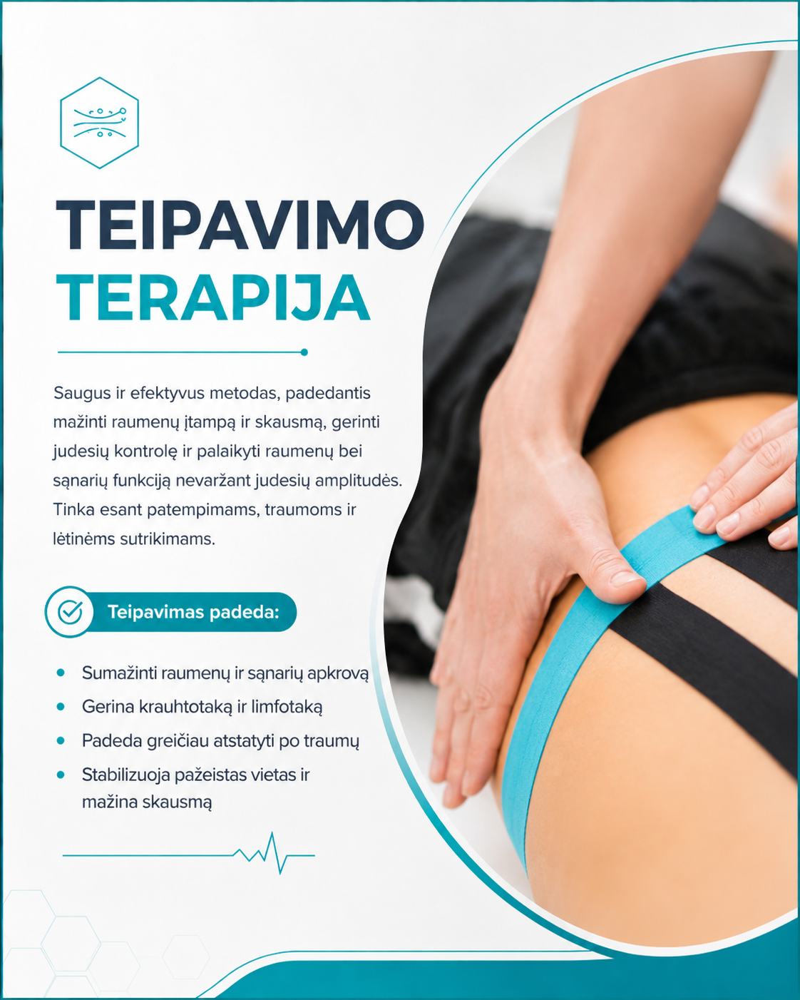 Teipavimo terapijos informacinis maketas