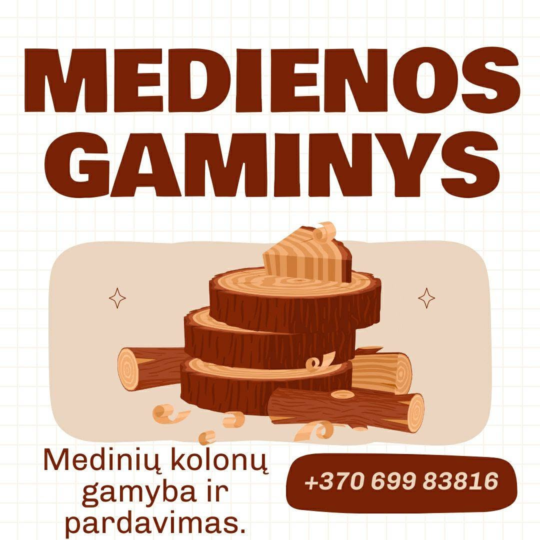 Medienos Gaminys reklaminis dizainas